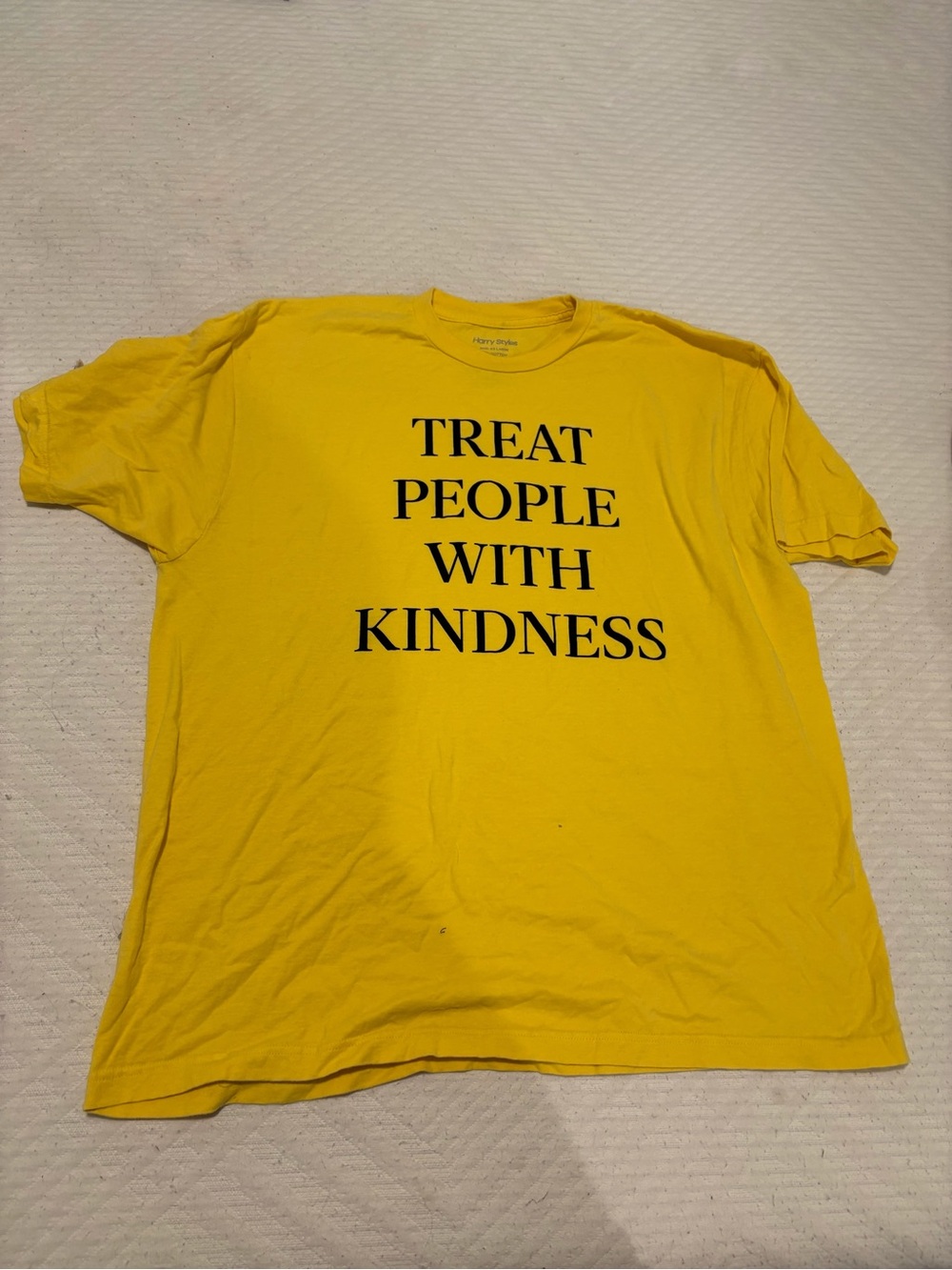 Harry Styles TPWK Yellow T Shirt Size XXL